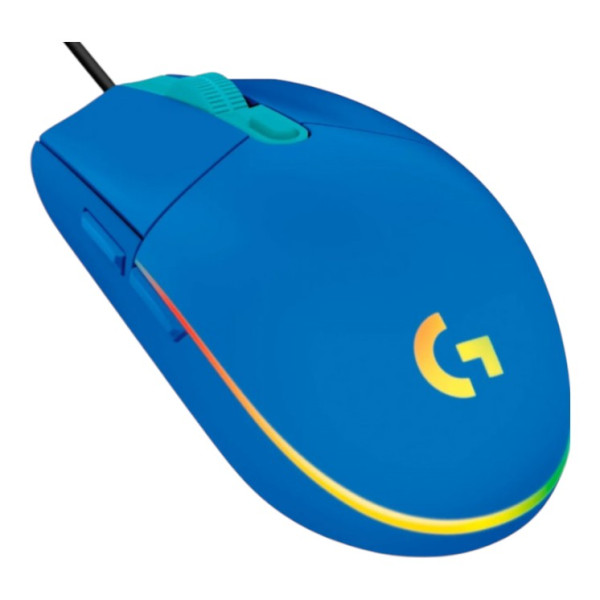 Фото - Миша дротова ігрова Logitech G102 Lightsync USB Blue (910-005810)