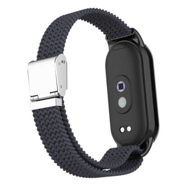 Фото - Ремінець для фітнес-браслету Armorstandart Braided Solo Loop for Xiaomi Smart Band 10/9/8 Charcoal (ARM86881)
