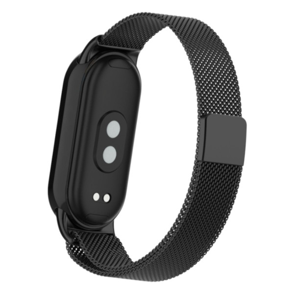 Фото - Ремінець для фітнес-браслету Armorstandart Milanese Magnetic for Xiaomi Smart Band 10/9/8 Black (ARM86890)