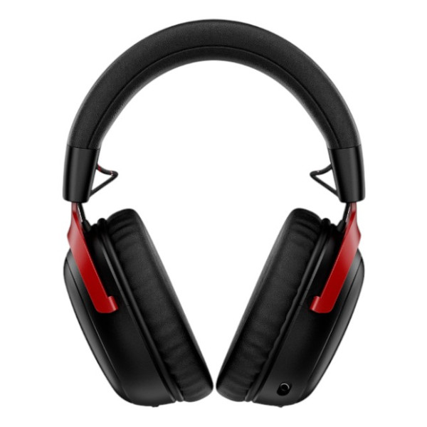 Фото - Гарнітура бездротова ігрова HyperX Cloud III S, WL/USB-A/USB-C Black-Red (A59Z0AA)