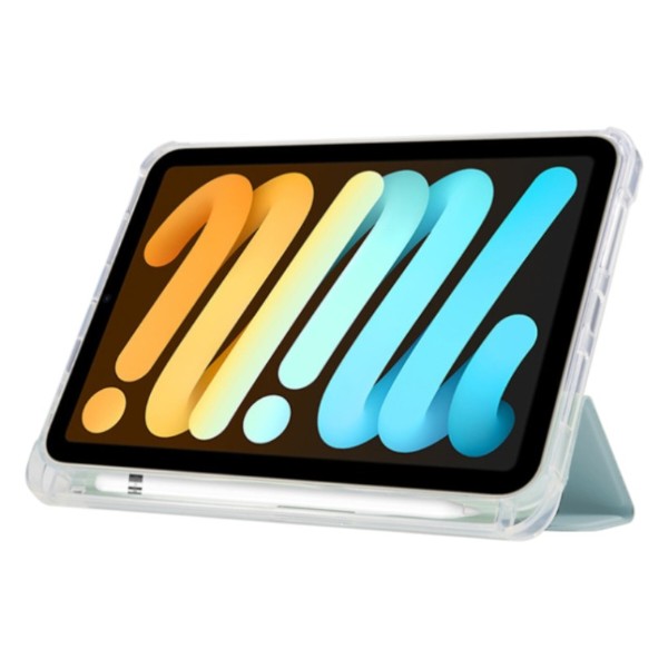 Фото - Чехол для планшета BeCover Soft TPU с креплением Apple Pencil for Apple iPad Mini 7 2024 Light Blue (712441)