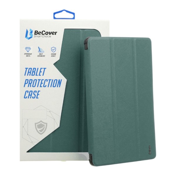 Фото - Чехол для планшета BeCover Soft Edge с креплением Apple Pencil for Apple iPad Mini 7 2024 Dark Green (712466)