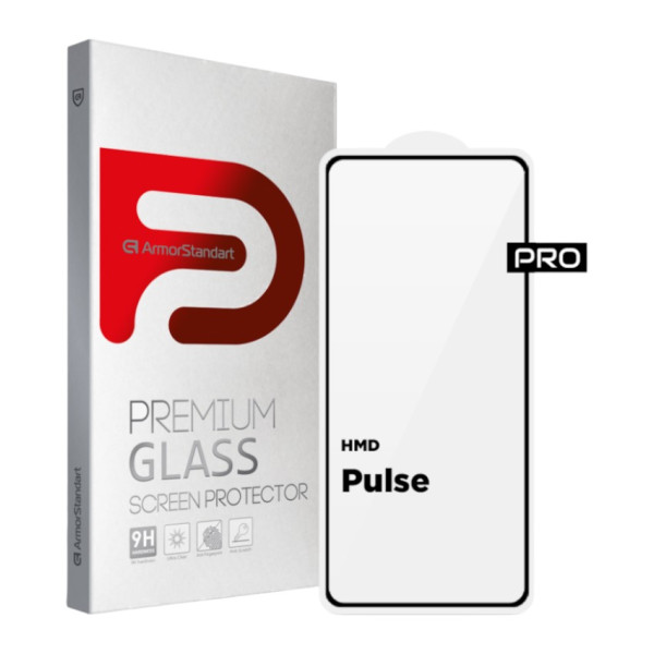 Фото - Захисне скло для смартфону Armorstandart Pro for HMD Pulse Black (ARM84347)