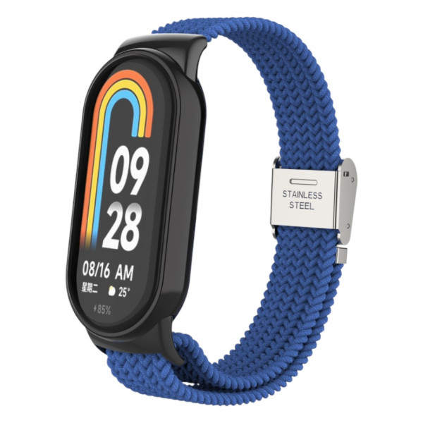 Фото - Ремінець для фітнес-браслету Armorstandart Braided Solo Loop for Xiaomi Smart Band 10/9/8 Blue (ARM86880)