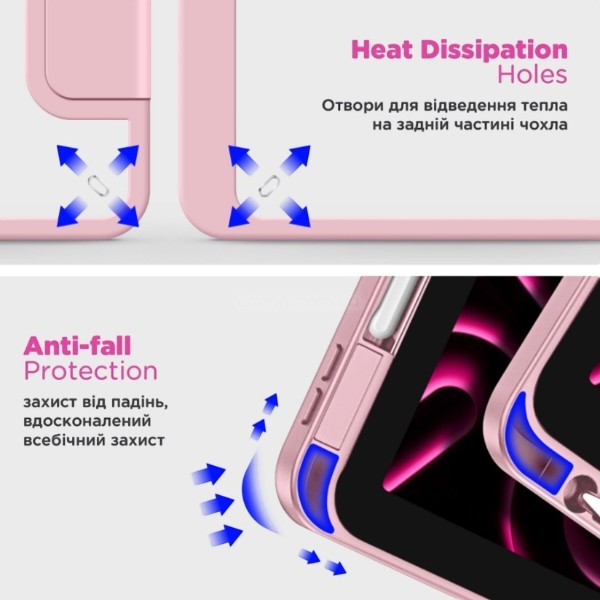 Фото - Чохол для планшета Armorstandart Y-Type PEN for Samsung Galaxy Tab S9+ / S9 FE+ / S10+ Pink (ARM85528)