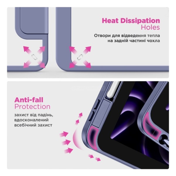 Фото - Чохол для планшета Armorstandart Y-Type PEN for Samsung Galaxy Tab S9+ / S9 FE+ / S10+ Purple (ARM85529)