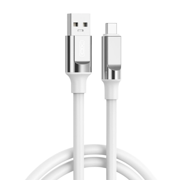 Фото - Кабель XO Liquid Silicone Rubber USB-A to Type-C - 6A 1m (NB251_C_White)
