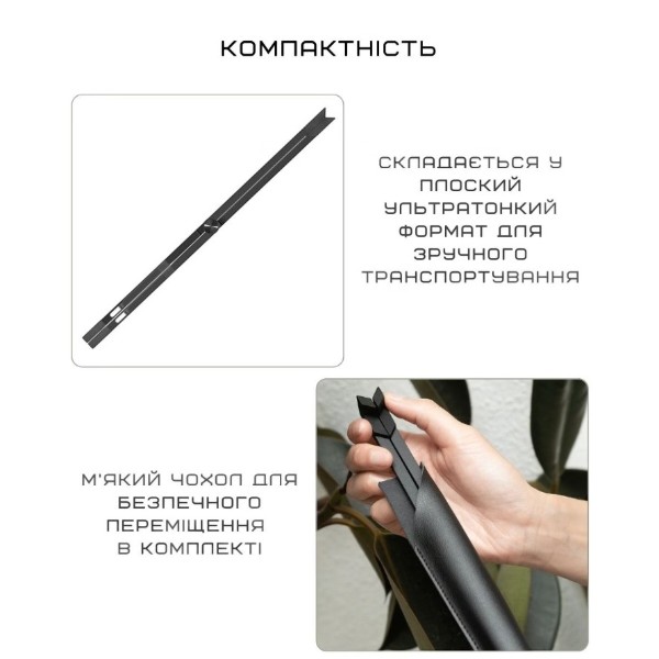 Фото - Підставка під ноутбук Native Union Fold Laptop Stand Black (FOLD-STAND-BLK-RP)