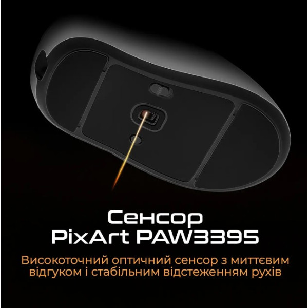 Фото - Миша бездротова ігрова RAWM ER21PRO.black