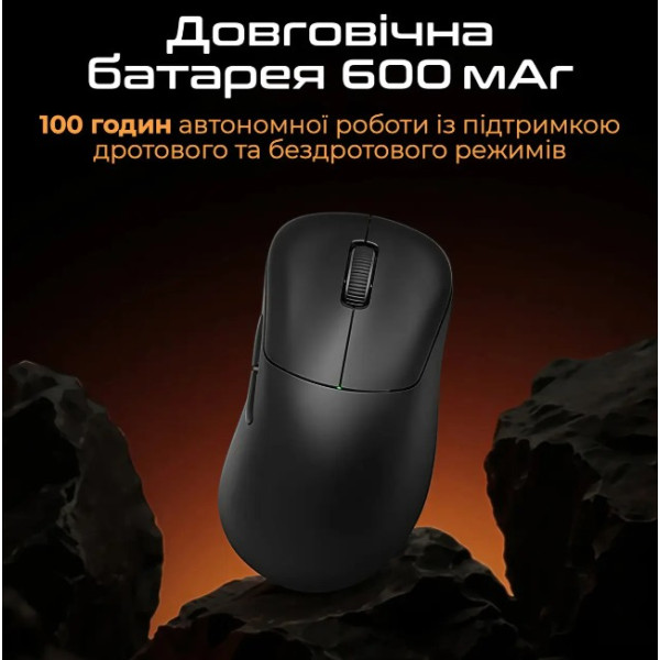 Фото - Миша бездротова ігрова RAWM ER21PRO.black