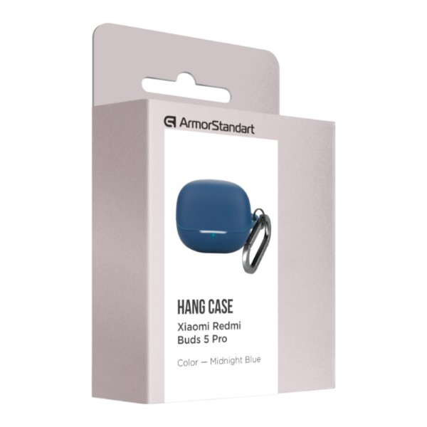 Фото - Чохол для навушників Armorstandart Hang Case for Xiaomi Buds 5 Pro Blue (ARM84516)