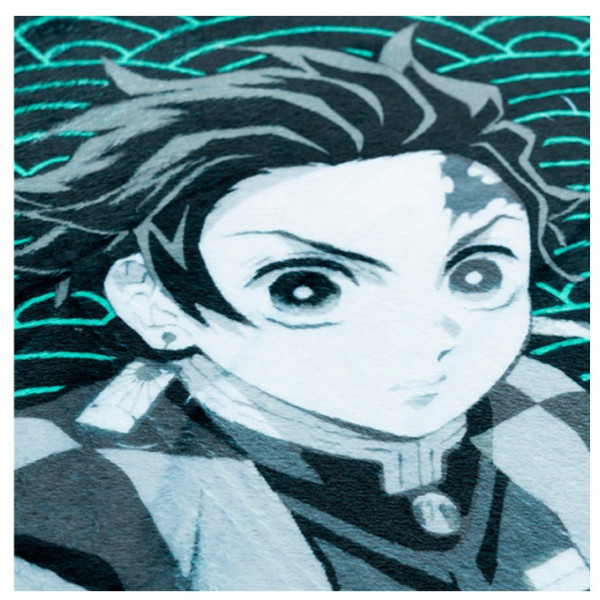Фото - Плед двоспальний ABYstyle DEMON SLAYER: KIMETSU NO YAIBA Tanjiro and Tengen 150x120 см (ABYHOM020)