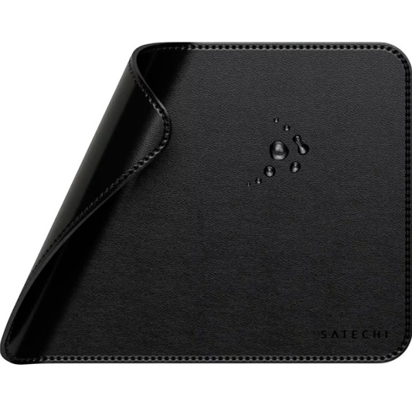 Фото - Килимок для миші Satechi Vegan Leather Premium Mouse Pad Black (ST-LMPK)