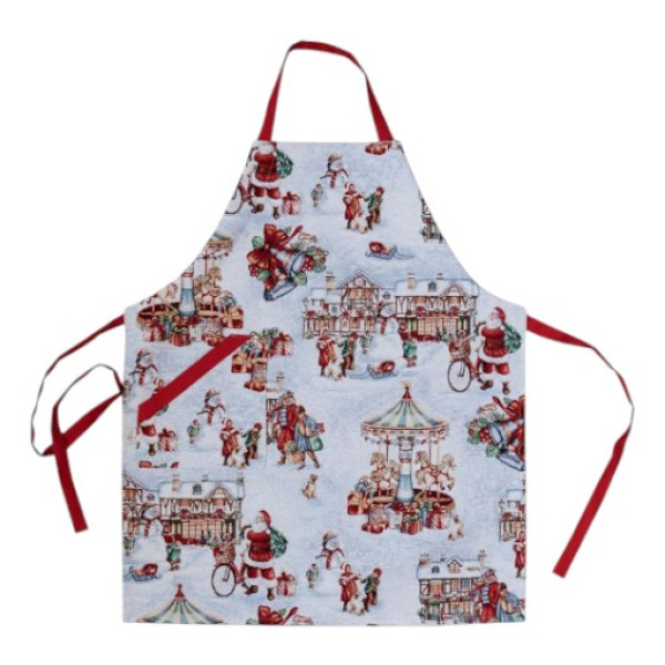 Фото - Фартух Прованс Новорічний гобеленовий Carousel (041937)