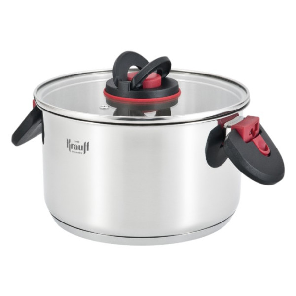 Фото - Каструля Krauff 4.7 л Prime Chef зі скляною кришкою (26-303-021)