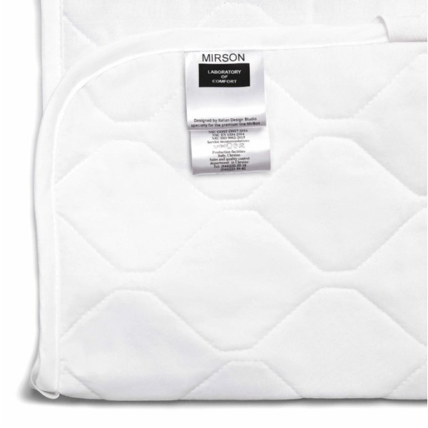 Фото - Наматрацник дитячий MirSon вовняний Стандарт Woollen Aloe Vera 240 80x160 (2200000370198)