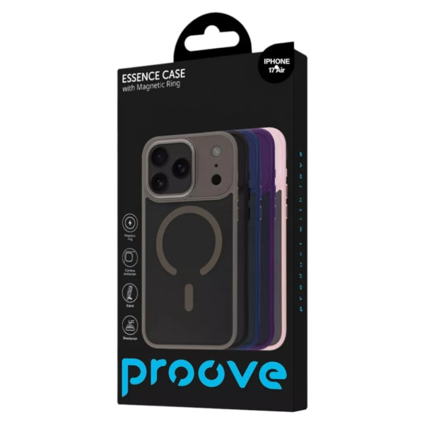 Фото - Чехол для смартфона Proove Essence Case with Magnetic Ring iPhone 17 Air deep purple (PCECIP17AR04)