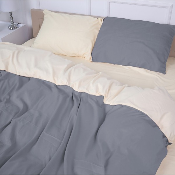 Фото - Комплект постільної білизни MirSon Cambarco (12-0712 + 19-0000) Mikrosatin Premium 220х240 см (2200007242870)