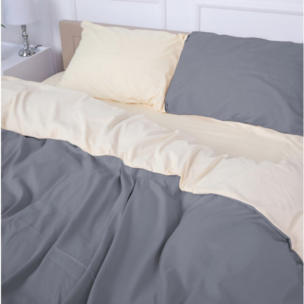 Фото - Комплект постільної білизни MirSon Cambarco (12-0712 + 19-0000) Mikrosatin Premium 143х210 см (2200007242849)
