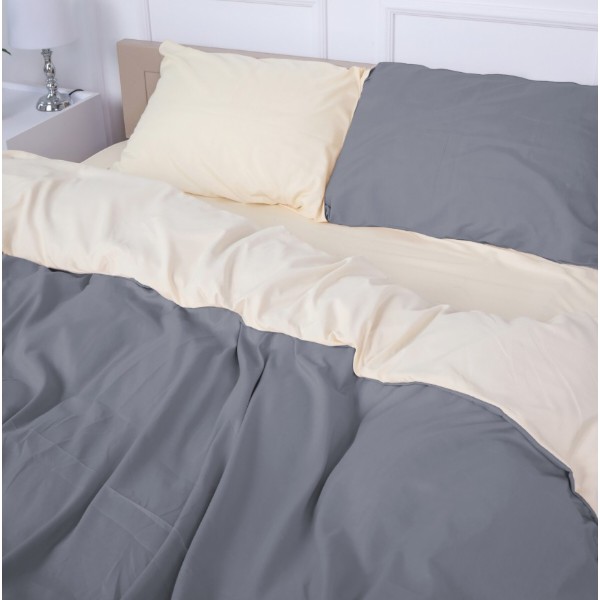 Фото - Комплект постільної білизни MirSon Cambarco (12-0712 + 19-0000) Mikrosatin Premium 2 x 160 x 220 см (2200007242900)