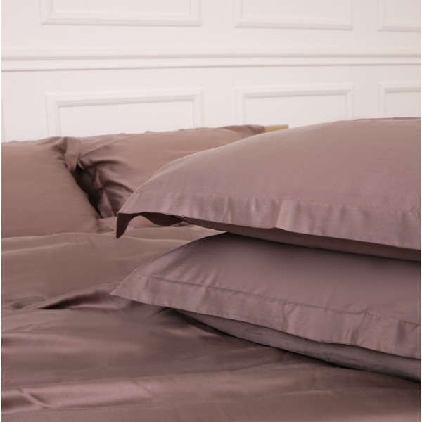 Фото - Комплект постільної білизни MirSon Tencel №08 Beige 160х220 (2200009637124)