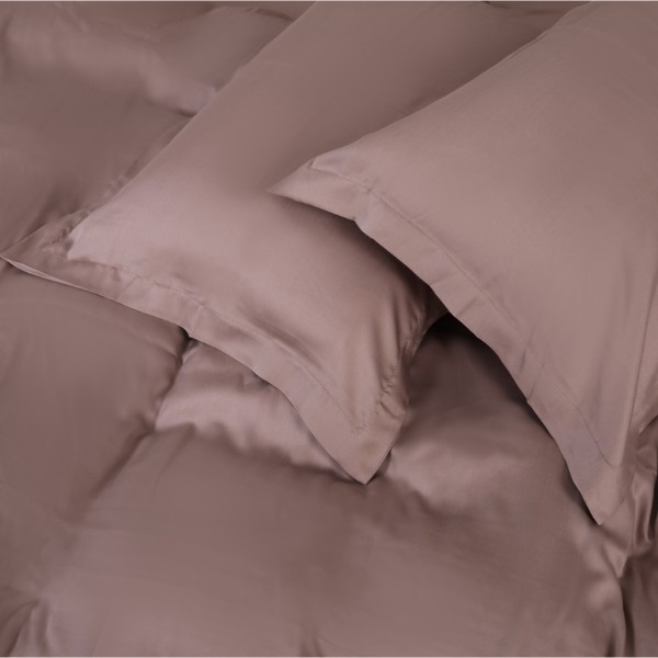 Фото - Комплект постільної білизни MirSon Tencel №08 Beige 160х220 (2200009637124)