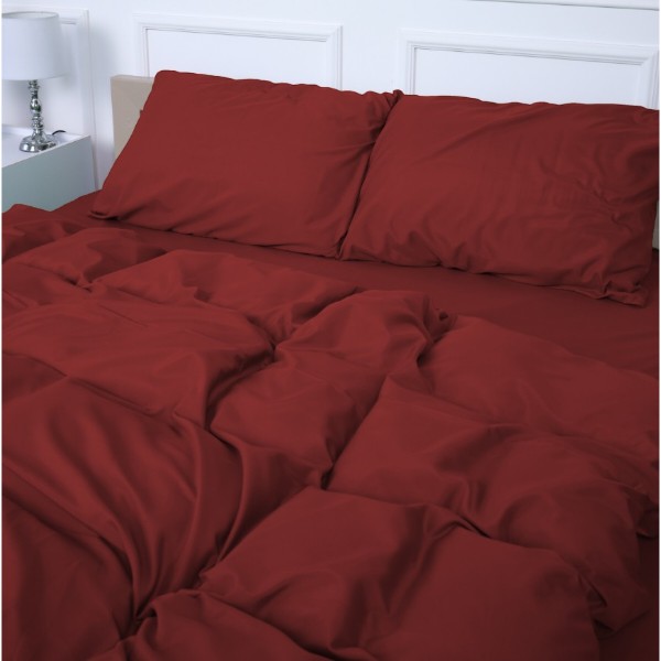 Фото - Комплект постельного белья MirSon №19-1655 Garnet Mikrosatin Premium 2 x 160 x 220 см (2200007236725) Фото - Комплект постельного белья MirSon №19-1655 Garnet Mikrosatin Premium 2 x 160 x 220 см (2200007236725)
