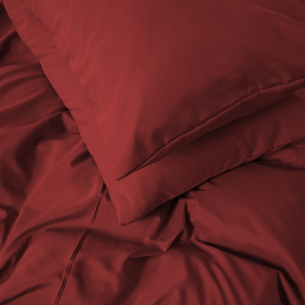 Фото - Комплект постільної білизни MirSon №19-1655 Garnet Mikrosatin Premium 2 x 143 x 210 см (2200007236718)