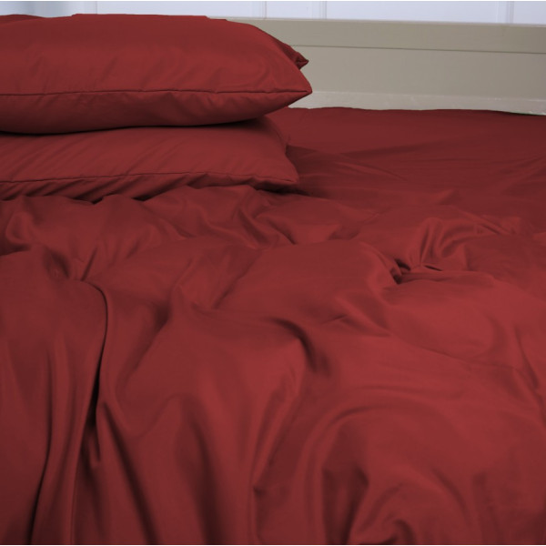 Фото - Комплект постільної білизни MirSon №19-1655 Garnet Mikrosatin Premium 2 x 143 x 210 см (2200007236718)