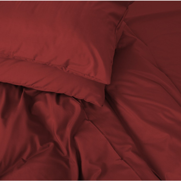 Фото - Комплект постільної білизни MirSon №19-1655 Garnet Mikrosatin Premium 2 x 143 x 210 см (2200007236718)