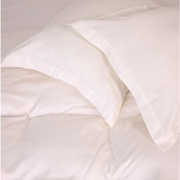 Фото - Комплект постільної білизни MirSon Tencel №01 White 200х220 (2200009368448)