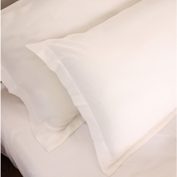 Фото - Комплект постільної білизни MirSon Tencel №01 White 200х220 (2200009368448)