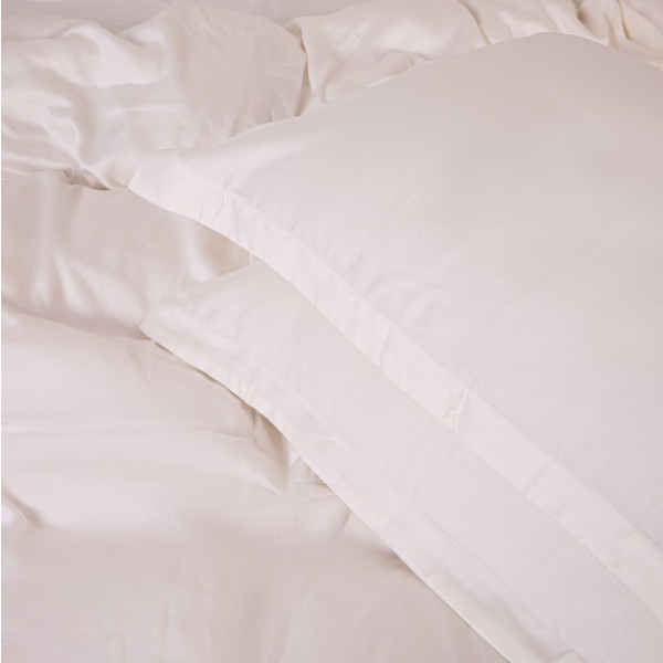 Фото - Комплект постільної білизни MirSon Tencel №01 White 2 x 143 x 210 см (2200009368431)