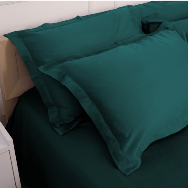 Фото - Комплект постільної білизни MirSon Tencel №07 Emerald 175х210 (2200009370984)
