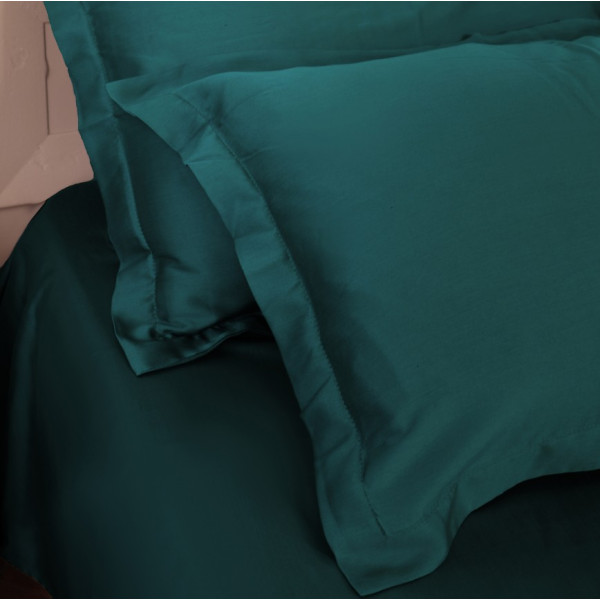 Фото - Комплект постільної білизни MirSon Tencel №07 Emerald 175х210 (2200009370984)