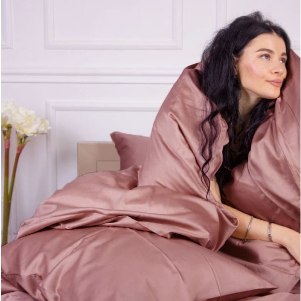 Фото - Комплект постільної білизни MirSon Сатин Estella 0165 175х210 см (2200000671370)