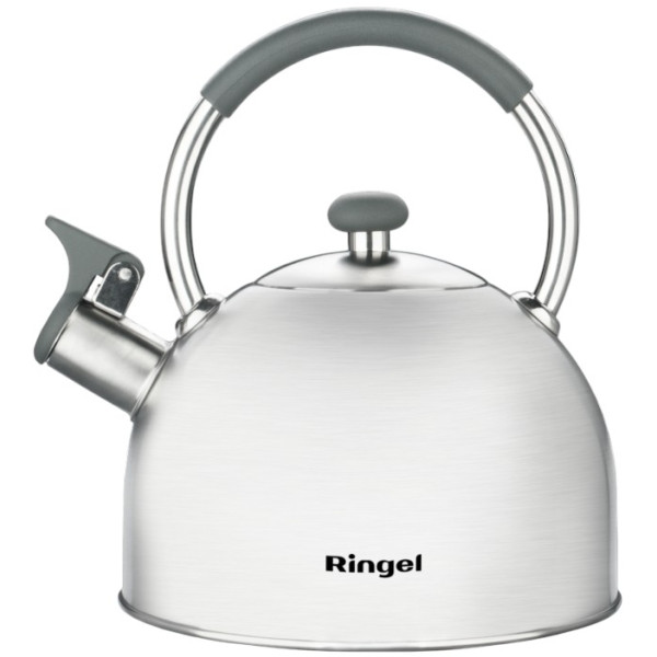 Фото - Чайник металевий Ringel Grey line 2.5 л (RG-1010) Фото - Чайник металевий Ringel Grey line 2.5 л (RG-1010)