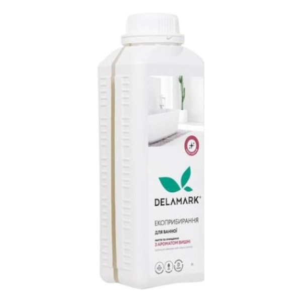 Фото - Засіб для миття у ванній кімнаті DeLaMark з ароматом вишні 1 л (4820152331885) Фото - Засіб для миття у ванній кімнаті DeLaMark з ароматом вишні 1 л (4820152331885)