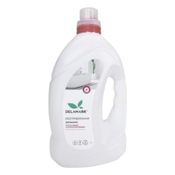 Фото - Засіб для миття у ванній кімнаті DeLaMark з ароматом вишні 4 л (4820152332028) Фото - Засіб для миття у ванній кімнаті DeLaMark з ароматом вишні 4 л (4820152332028)