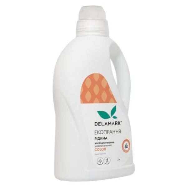 Фото - Гель для прання DeLaMark кольорових тканин 2 л (4820152332967) Фото - Гель для прання DeLaMark кольорових тканин 2 л (4820152332967)