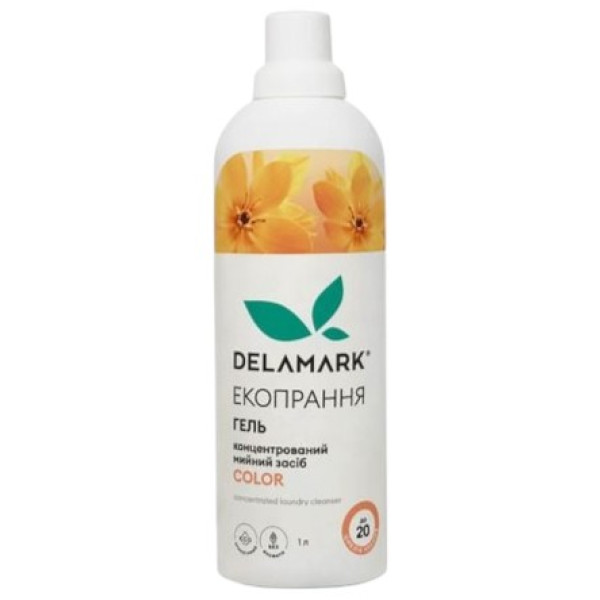 Фото - Гель для прання DeLaMark кольорових тканин 1 л (4820152332950) Фото - Гель для прання DeLaMark кольорових тканин 1 л (4820152332950)