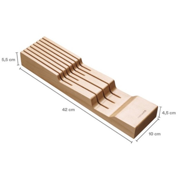 Фото - Підставка для ножів Fiskars Wooden (1062890)