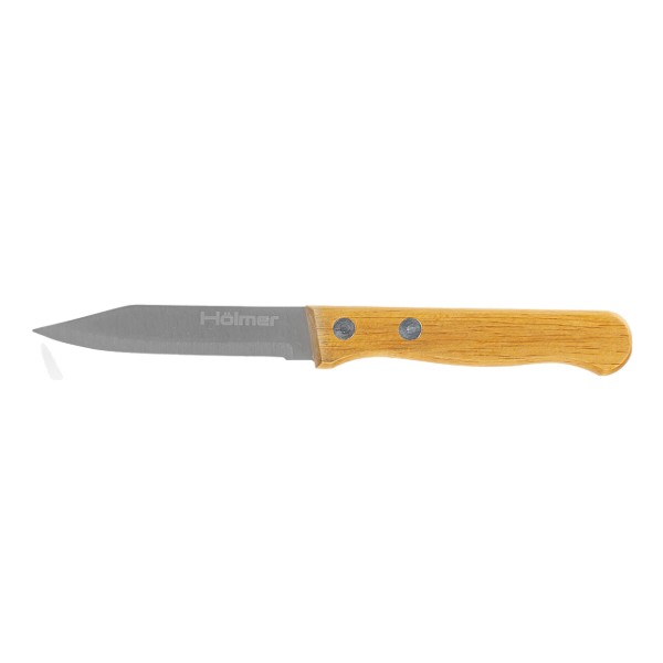 Фото - Ніж для овочів Holmer KF-718512-PW Natural