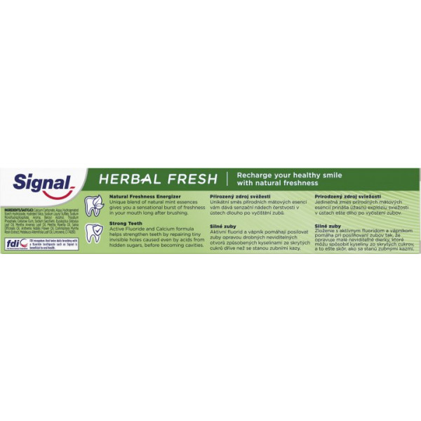 Фото - Зубная паста Signal Природная свежесть Для всей семьи 75мл