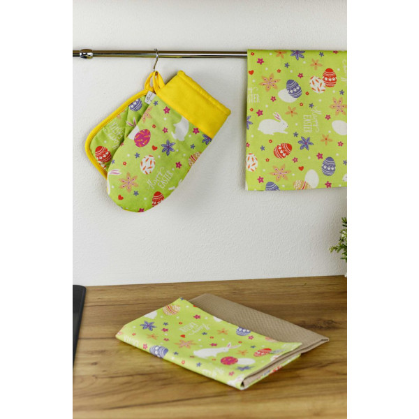 Фото - Набор полотенец Прованс Писанка зеленая 2шт. 45х55 (028780)