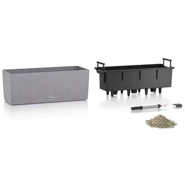 Фото - Вазон Lechuza BALCONERA Stone 50 кварцовий білий 15657