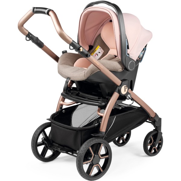 Фото - Коляска універсальна 3 в 1 Peg-Perego Book Mon Amour Lounge (PACK-BOOK31LG00011)