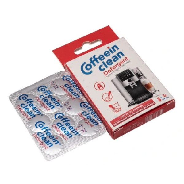 Фото - Таблетки для видалення масляного нальоту Coffeein clean Detergent  2g блістер 8шт , 16 г