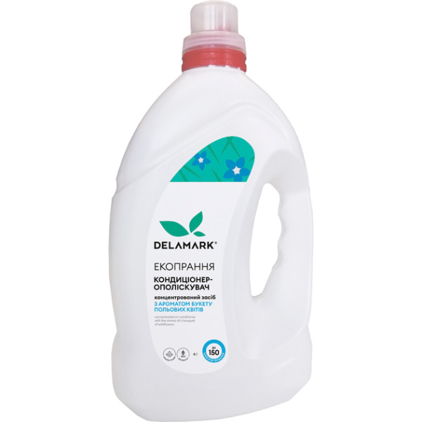 Фото - Ополаскиватель для белья DeLaMark с ароматом букета полевых цветов 4 л (4820152332080)