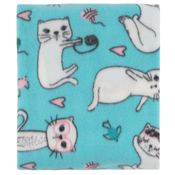 Фото - Плед односпальный Ardesto Fleece 130x160 см котики голубой (ART0726PB)